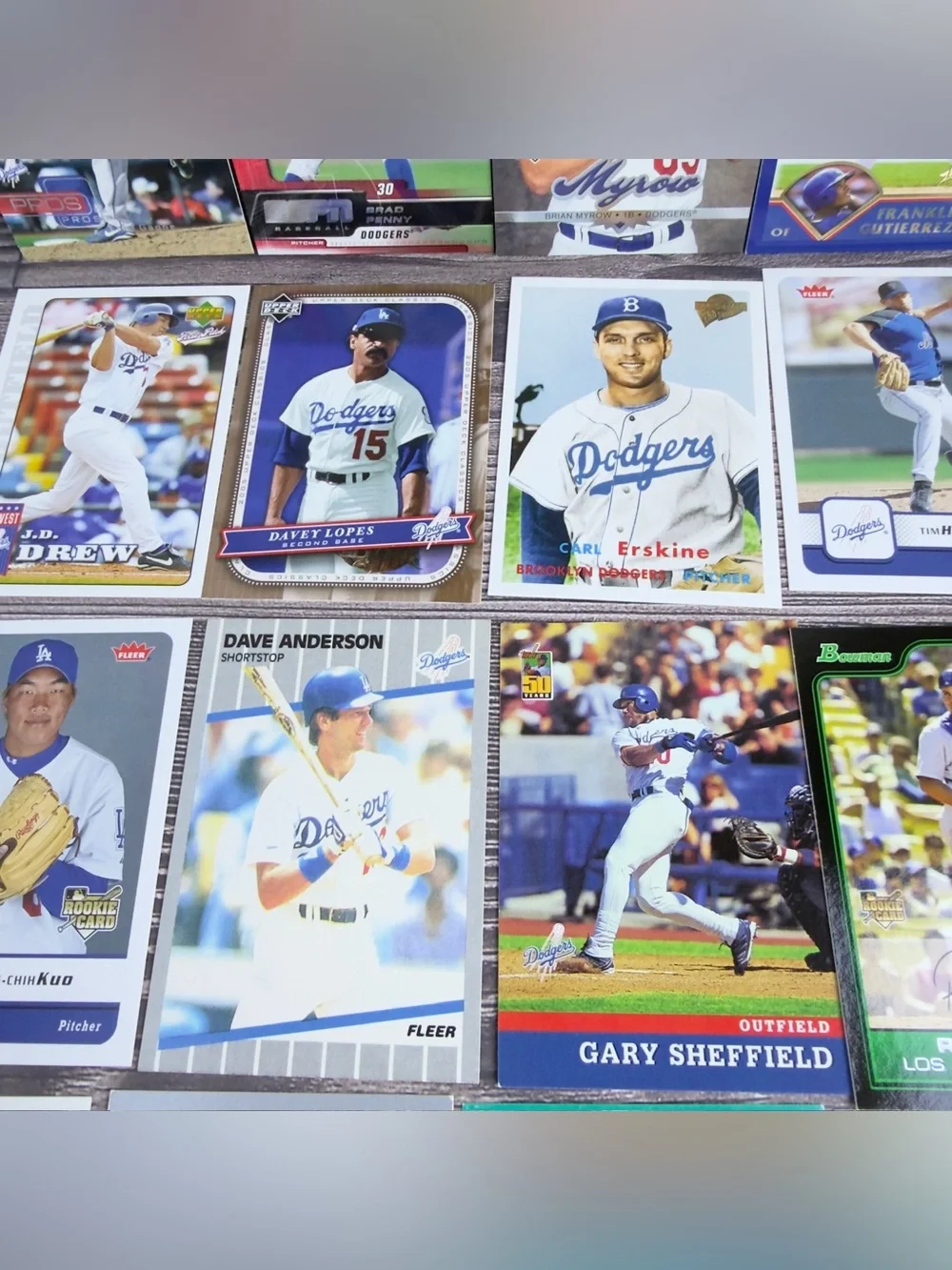 LA Dodgers Card Lot 24x Sheffield Gagne Russell Martin +